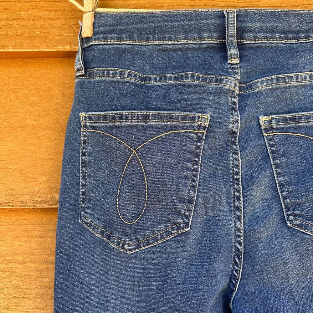 Calvin Klein Jeans High Rise Skinny Blue Jeans Size 4 - Picture 12 of 13